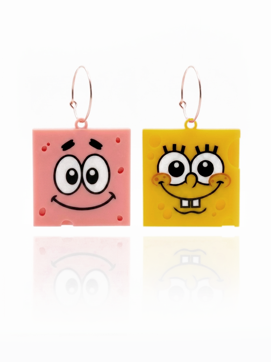 Pendientes Bob esponja