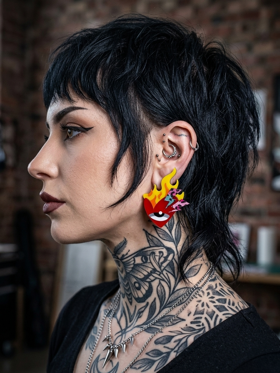 Pendientes corazón