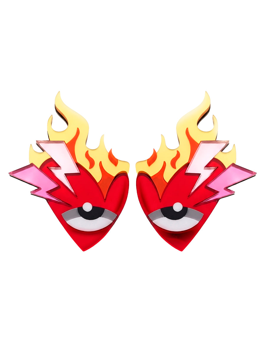 Corazón ardiente espejo ❤️‍🔥🪞