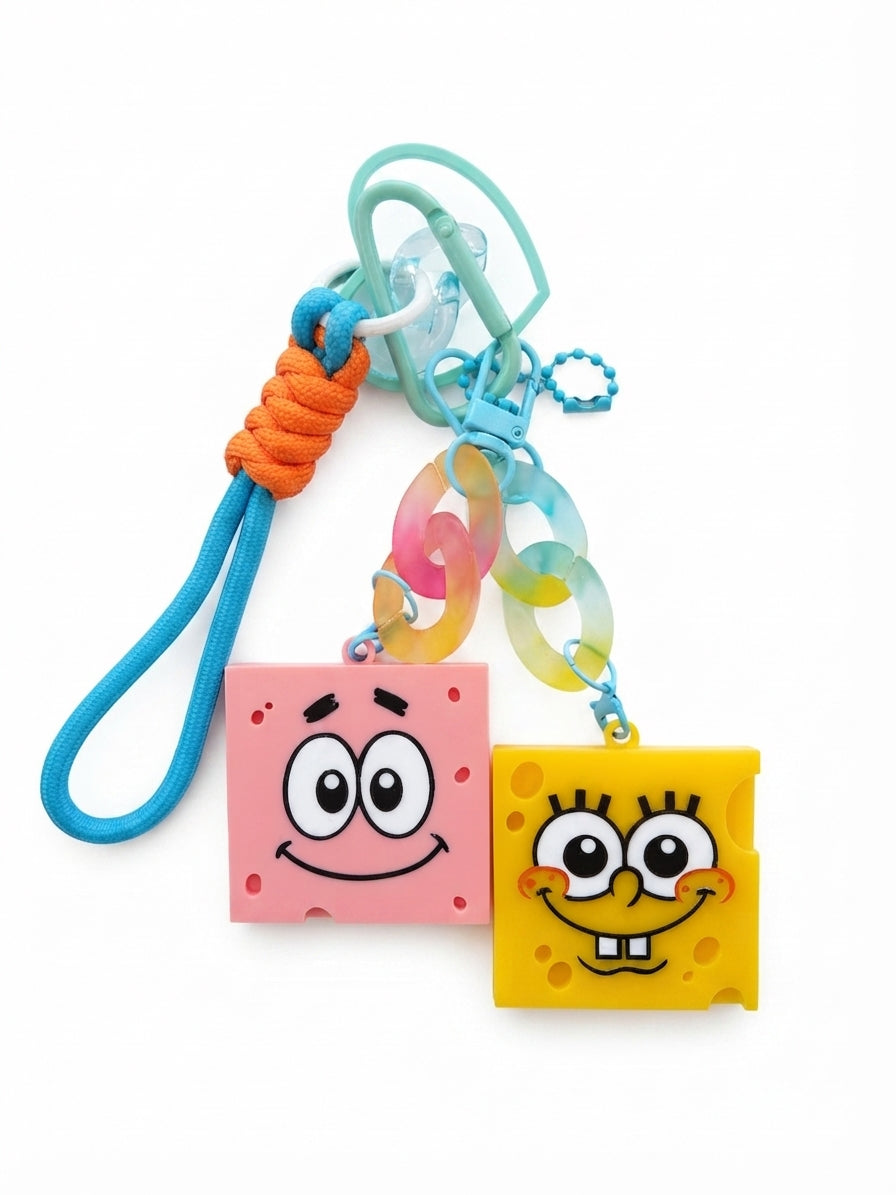 Llavero Bob y Patricio 🍍🍔