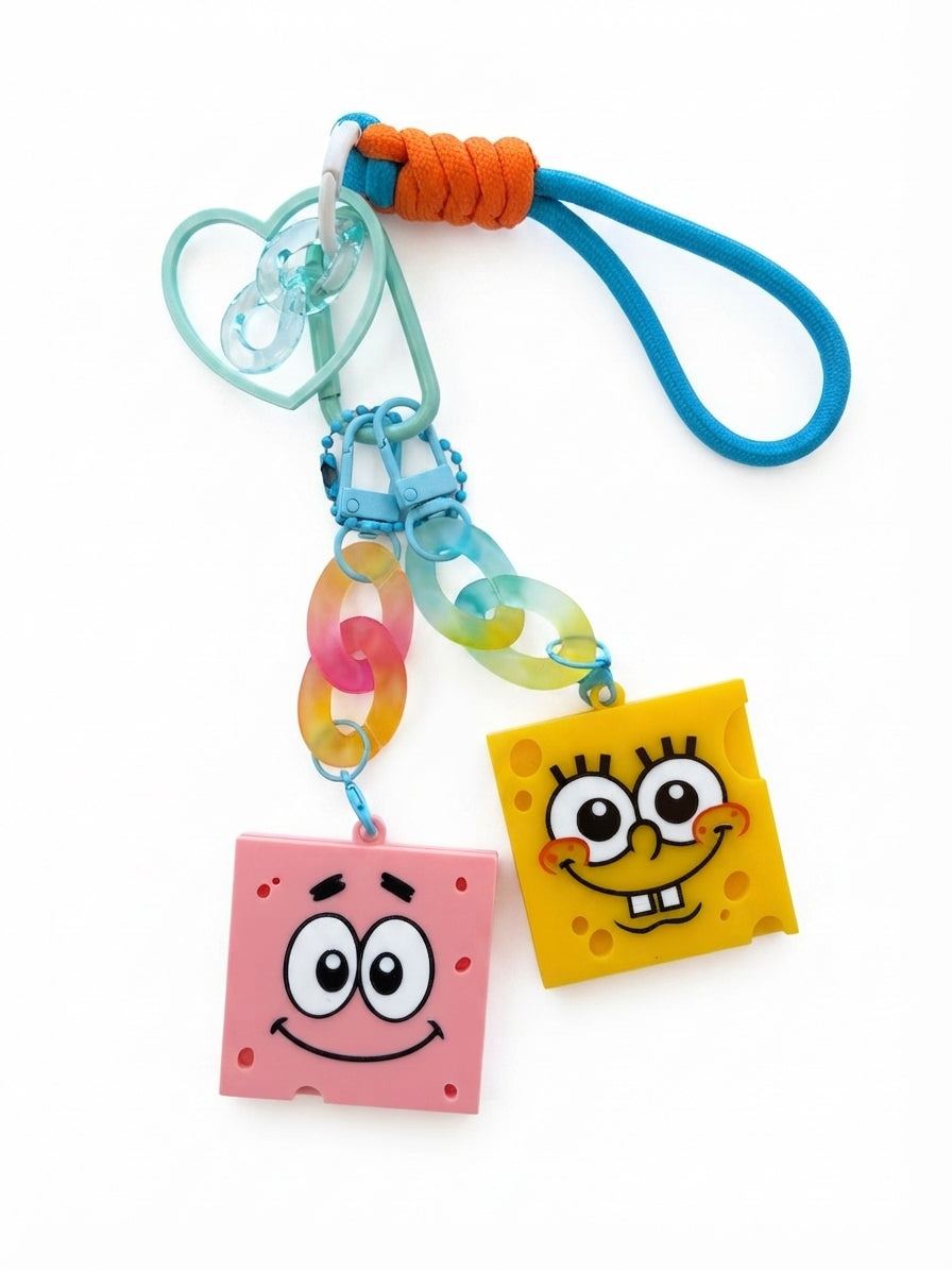 Llavero Bob y Patricio 🍍🍔