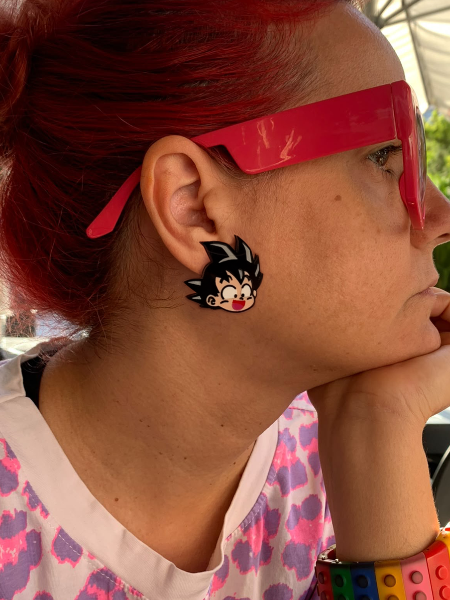 Pendientes mini Son goku 🐉☁️