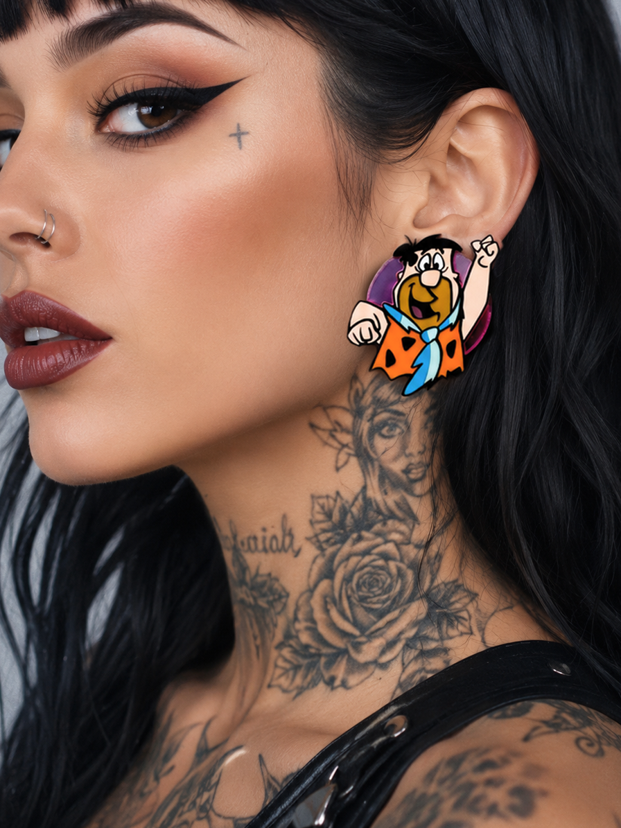 Pendientes de Picapiedra