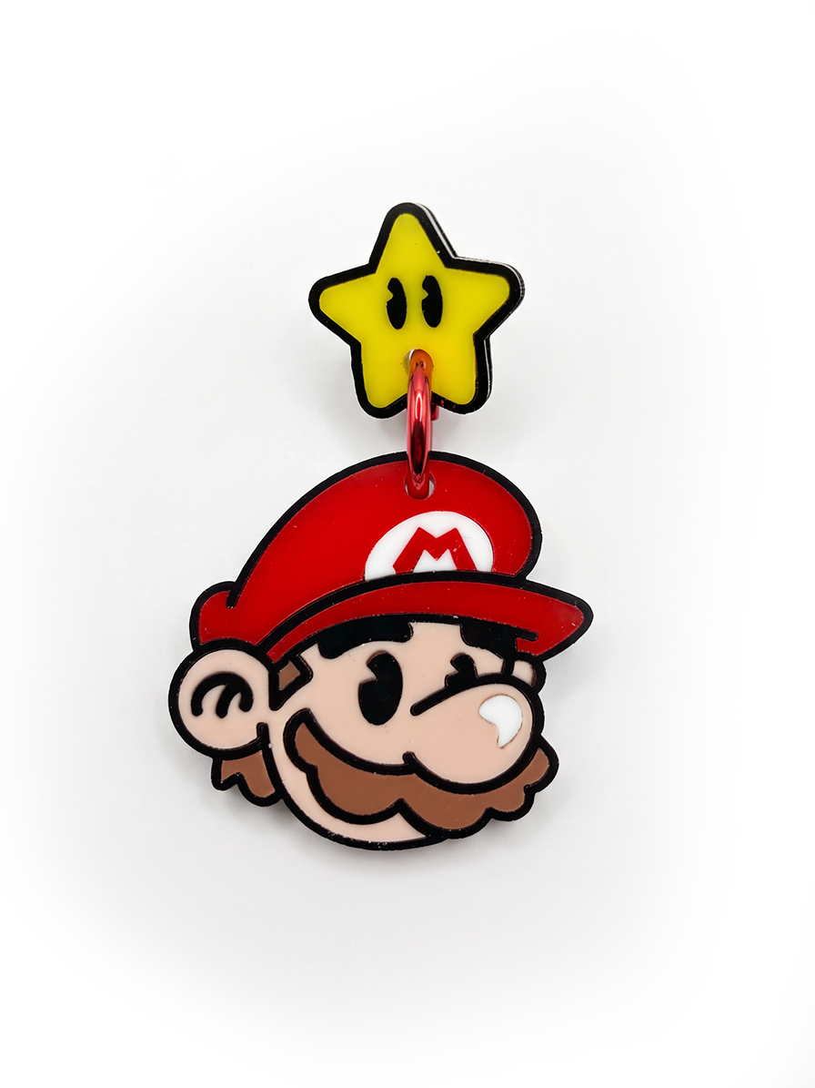 Pendientes Mario y Luigi 🍄