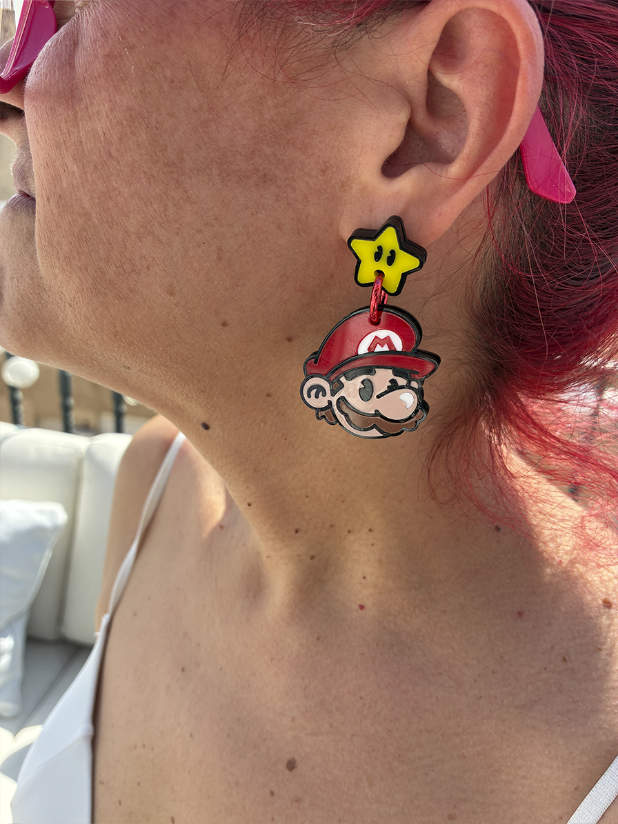 Pendientes Mario y Luigi 🍄