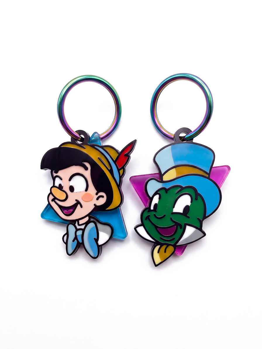 Pendientes Pinocho y pepito grillo 🐳🦗